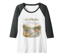 Donna Pesca a Mosca da Donna Maglia con Maniche Raglan