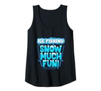 Donna Pesca sul Ghiaccio Snow Much Fun Canotta