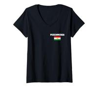 Donna Peshmerga Kurdistan Flag Pocket Wear Kurd Warrior Maglietta con Collo a V