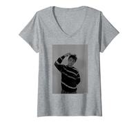 Donna Pete Doherty The Libertines Babyshambles di Andy Willsher Maglietta con Collo a V