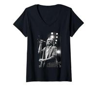 Donna Phil Collins Genesis Live, Atlanta, USA, Invisible Touch Tour Maglietta con Collo a V