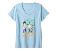 Donna Phineas & Ferb Graffiti Maglietta con Collo a V