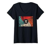 Donna Pi Day Symbol Spiral Pi Math Nerd design for Pi Day 3.14 Maglietta con Collo a V