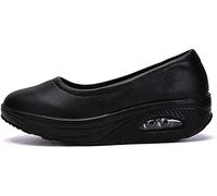 Donna Piattaforma Casual Scarpe Basse Comodo Zeppa Dimagranti Scarpe Fitness Sportive Camminata Scarpe all'Aperto Sportive Corsa Fitness Mocassini