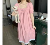 Donna Pigiama Camicia da Notte Abito Chemise Manica Corta Principessa