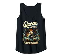 Donna Pinball Queen of The Flipper Machine Canotta