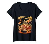 Donna Piramidi Di Giza Koshari Maglietta con Collo a V