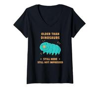Donna più Vecchio dei Dinosauri Tardigrade Unimpressed Maglietta con Collo a V