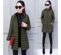Donna Piumino Cappotto Giacca Imbottito con Cappuccio Trapunta Leggero Parka