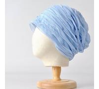 Donna Pizzo Berretto Plissettato Cappello da Sole Fascia per Capelli Cancro