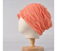 Donna Pizzo Berretto Plissettato Cappello da Sole Fascia per Capelli Cancro