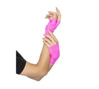 Donna Pizzo Guanti Costume Neon Accessorio 1980s Aerobica Gym Instructor 80s