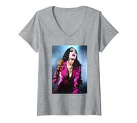 Donna PJ Harvey Live NYC Academy 1995 di David Corio Maglietta con Collo a V
