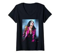 Donna PJ Harvey NYC Academy Live 1995 di David Corio Maglietta con Collo a V