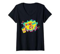 Donna PlayDoh Squish It Maglietta con Collo a V