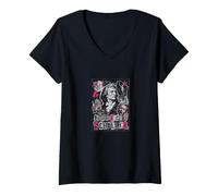 Donna Poeta Tedesco Friedrich Schiller Weimar Classics Maglietta con Collo a V