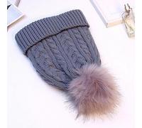 Donna Pom Sfera Cappello Ponpon Maglia Berretto Caldo Inverno Termico Sci