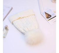 Donna Pom Sfera Cappello Ponpon Maglia Berretto Caldo Inverno Termico Sci