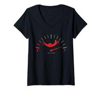 Donna Posto vacante Vacanza Relax Vintage Maglietta con Collo a V