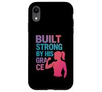 Donna potente dicendo femminismo religioso cristiano fede Custodia per iPhone XR