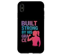 Donna potente dicendo femminismo religioso cristiano fede Custodia per iPhone XS Max