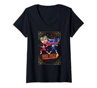 Donna Power Rangers Happy Chinese New Year Poster Maglietta con Collo a V