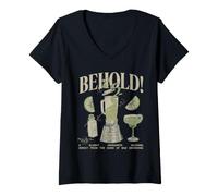 Donna Practical Magic 2 Behold a Slushy Margarita Machine Maglietta con Collo a V