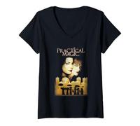 Donna Practical Magic Poster Maglietta con Collo a V