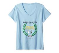 Donna Premio Primo classificato - Campione del Matrimonio Maglietta con Collo a V