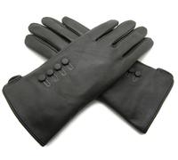 Donna Premium Alto Qualità Morbida Vera Pelle Guanti Inverno Guida Foderato