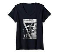 Donna Presentatore al Buio Cilla Black Pantomime 1983 Maglietta con Collo a V