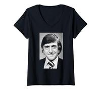 Donna Presentatore di Talk Show televisivi di Michael Parkinson Maglietta con Collo a V