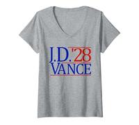 Donna Presidente Vance 2028 J.D. Vance '28 Vote Vance 2028 Maglietta con Collo a V