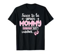 Donna Presto per Essere Grande Mamma 2027 Aspettando Mamma Maglietta