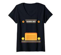 Donna Pretend I'm a School Bus - Divertente costume di Halloween pigro Maglietta con Collo a V