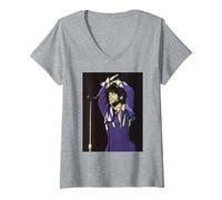 Donna Prince Act II Tour Era Purple Rain Live 1993 Maglietta con Collo a V