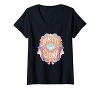 Donna Princess Ariel's Dream Maglietta con Collo a V