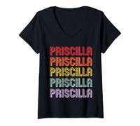 Donna Priscilla Maglietta con Collo a V