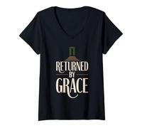 Donna Prodigo restituito Prodigo No More Returned To Faith Maglietta con Collo a V