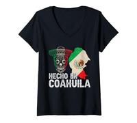 Donna Prodotto a Coahuila in Messico: Orgoglioso Sombrero Maglietta con Collo a V