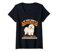Donna Proprietario Coton De Tulear Se Non Ne Hai Uno Maglietta con Collo a V