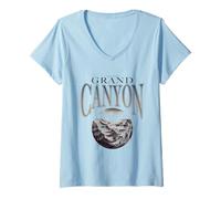 Donna Prossima Fermata Grand Canyon Maglietta con Collo a V