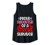 Donna Proud Daughter of A Stroke Survivor Support Ribbon Canotta