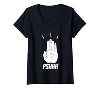 Donna Pshhh Funny 90s Saying Talk To The Maglietta con Collo a V