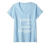 Donna PsyToMeet Maglietta con Collo a V