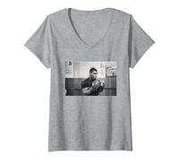 Donna Pugilato Mike Tyson a Londra per James Tillis Contro Frank Bruno Maglietta con Collo a V