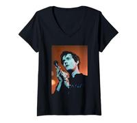 Donna Pulp Jarvis Cocker Tour di Classe diversa Persone Comuni 1996 Maglietta con Collo a V