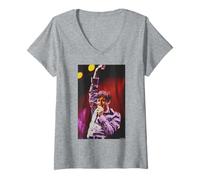 Donna Pulp Jarvis Cocker V Festival 1996 Di Andy Willsher Maglietta con Collo a V