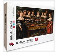 Donna Puzzle 5000 Pezzi Adulti, Cibo Puzzle Legno con Scatola 156x105cm, Idea Regalo Uomo e Donna, Divertimento Per Adulti, per Gioco Familiar, Giochi di Sfida, Squisita confezione Regalo, 9-2245