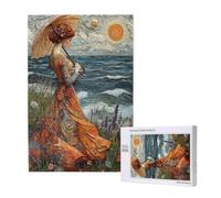 Donna Puzzle 6000 Pezzi, Oceano Puzzle Adatto ad Adulti e Principianti, Giochi Divertenti/Sfidanti/Impossible, DIY Hobby Creativi per Adulti Attività Artigianali, Regali per Uomini/Donne M-1564
